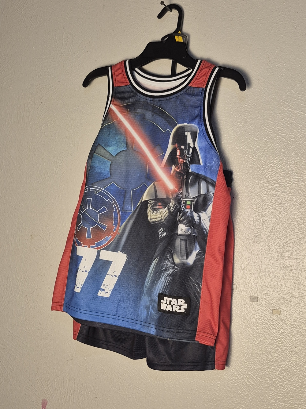 Star Wars Red & Blue Darth Vader Graphic Tank Top